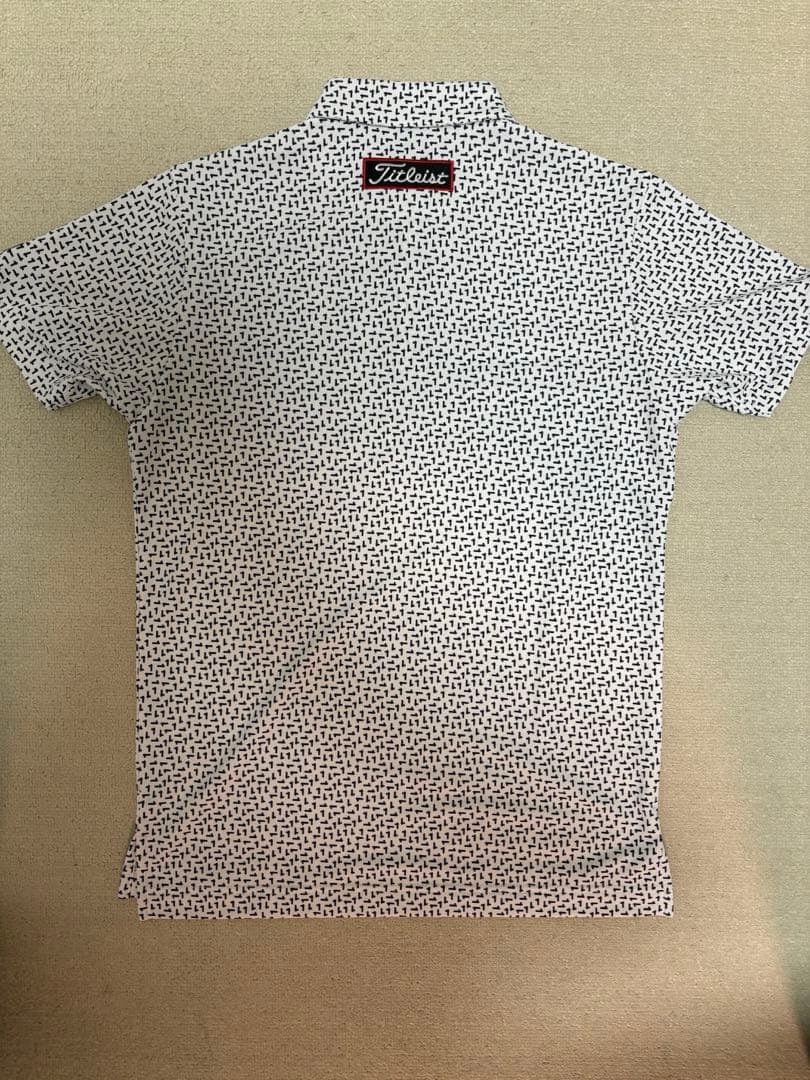 Titleist パターンプリント ポロシャツ Mサイズ