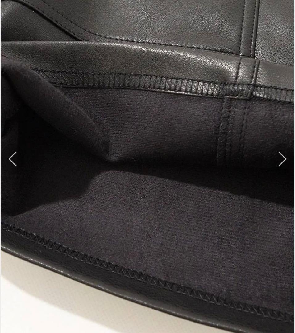 値下げ！新品！レディース フェイクレザー ゴルフショートパンツ 黒 Mサイズ