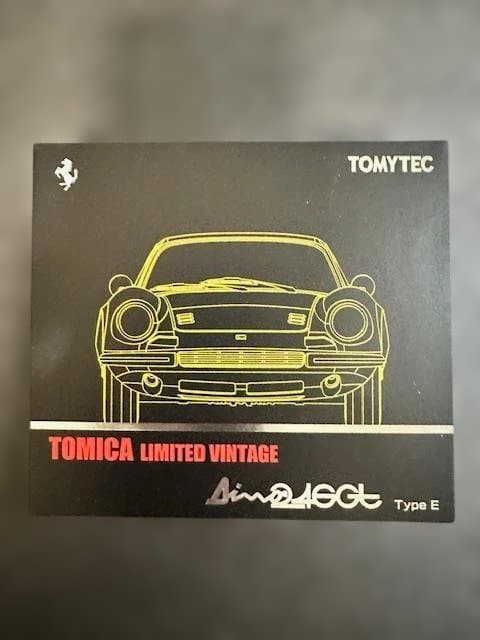 【未使用・TOMYTEC】フェラーリ ディーノ 246GT Type E（黄）