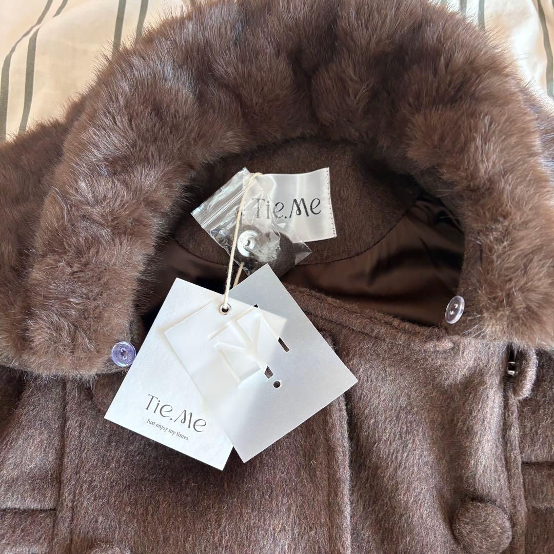 【新品タグ付き】TieMe grace fur collar wool coat