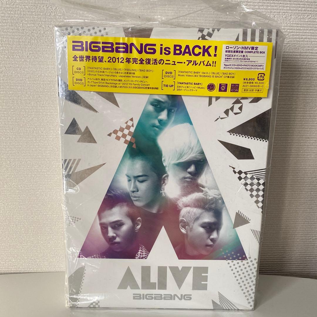 【初回生産限定盤】　BIGBANG ALIVE ローソン　HMV限定盤