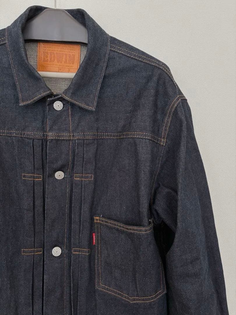 EDWIN 505Z TYPE-1 Gジャン セルビッジ 日本製 SIZE-L