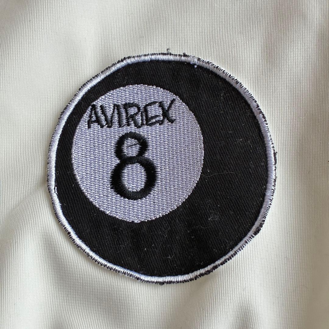 AVIREX アヴィレックス 本革 レザー切替 パーカー XL 美品 フード付き