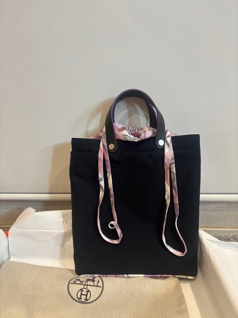 もこ　新品未使用⭐︎エルメストートバッグ⭐︎プティアッシュ⭐︎HERMES