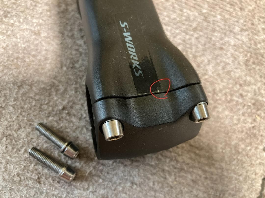 美品　ターマック　ステム　80mm 6度　S-Works Sworks