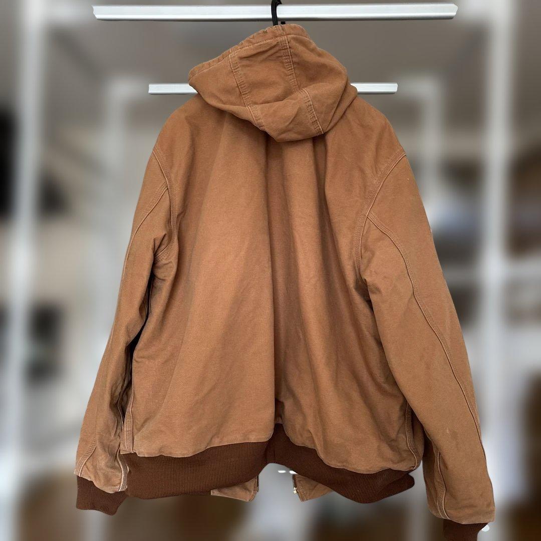 Carhartt アクティブジャケット XL USA規格 カーハート ブラウン
