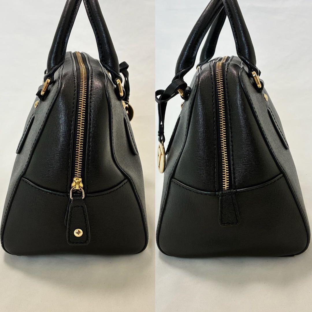 【極美品/付属品完備】フルラ エレナ 2way ハンドバッグ レザー 斜め掛け