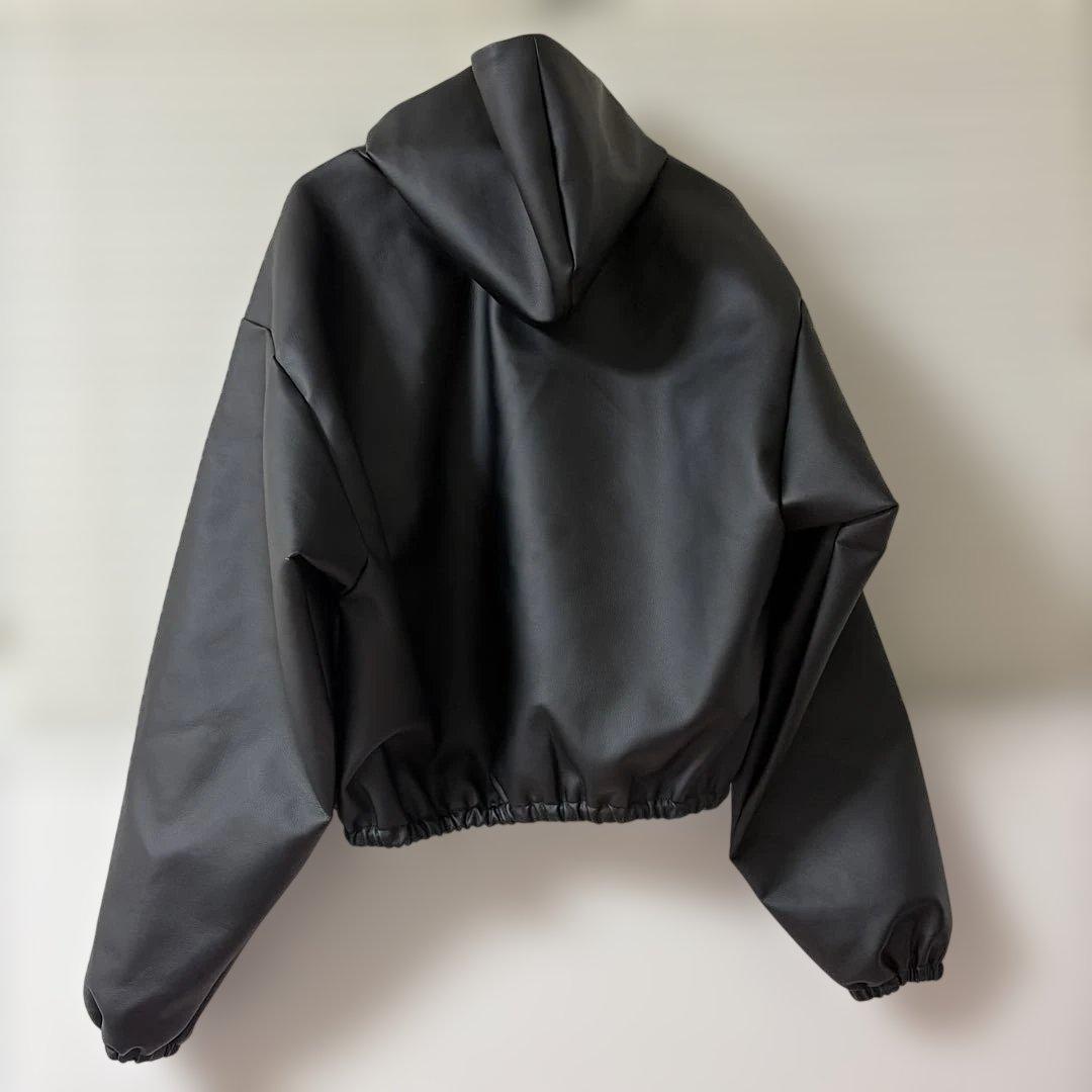 yzy yeezy JC-01 フェイクレザージャケット サイズ2 フード