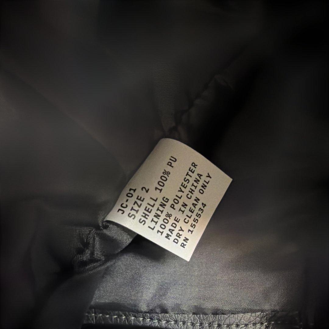 yzy yeezy JC-01 フェイクレザージャケット サイズ2 フード