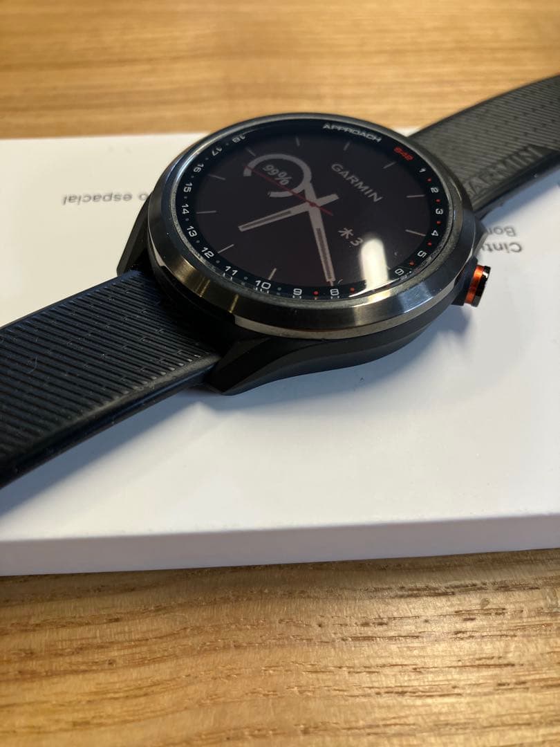 美品GARMIN スマートウォッチ APPROACH S42 ブラック S70