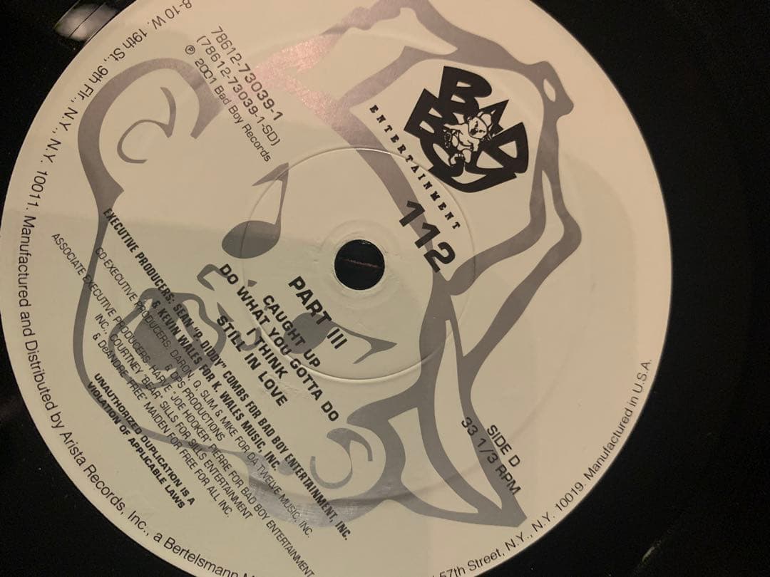 レア盤 USオリジナル 112 R&B Puff Daddy Diddy