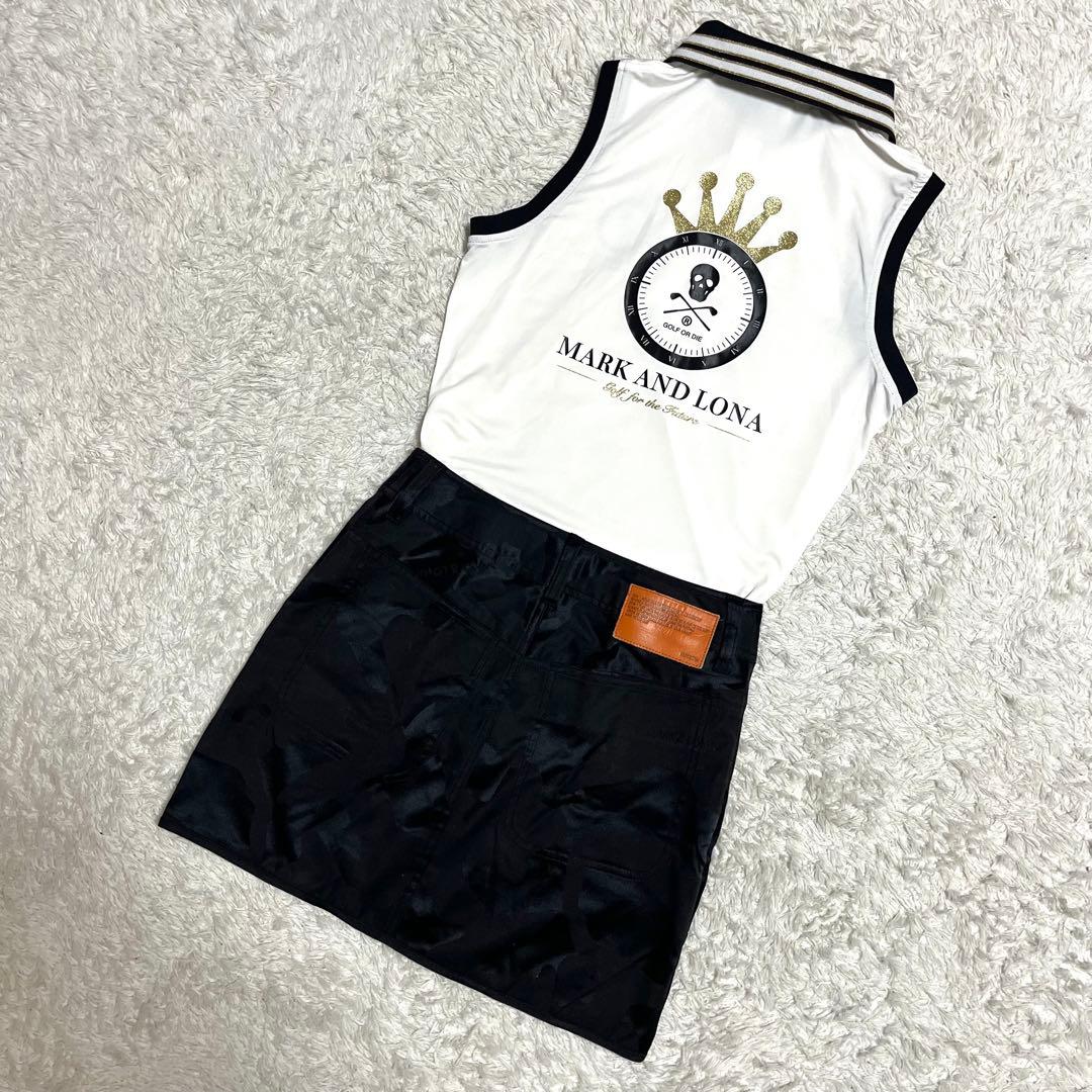 ✨美品✨マークアンドロナ ノースリーブシャツ スカート セット Mサイズ