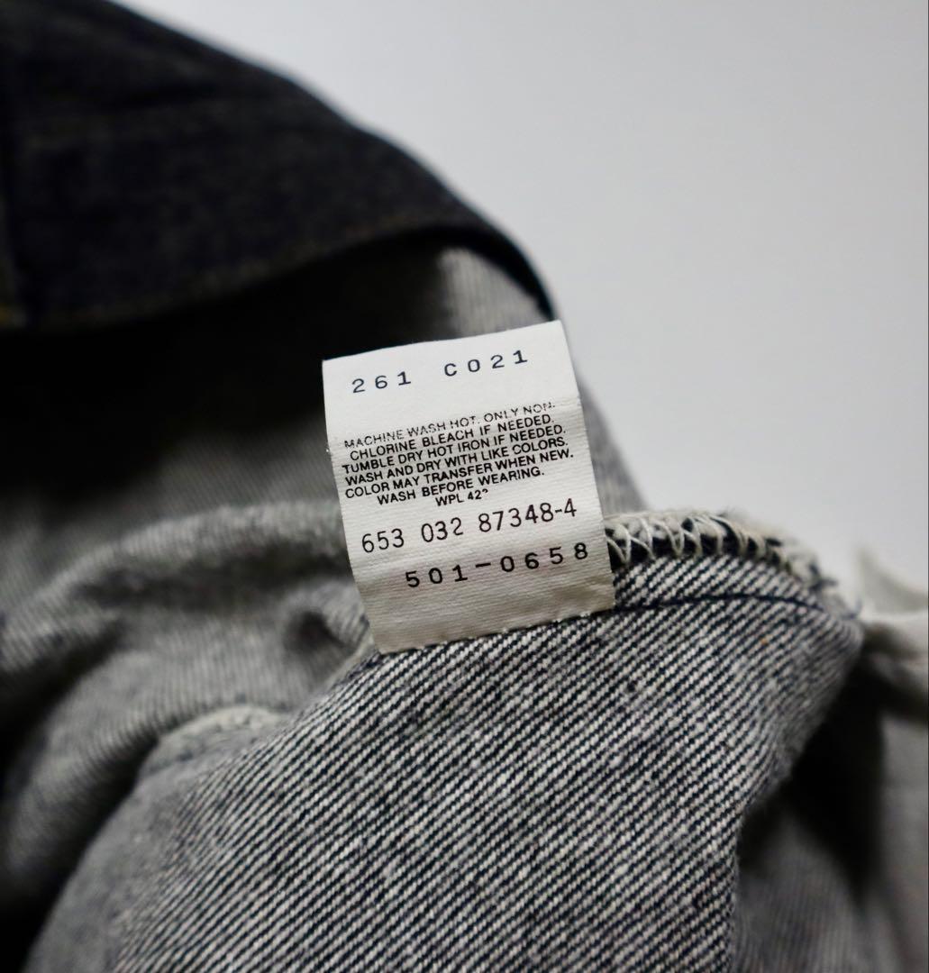 N*o様 Levi’s 501-0658 先染めブラック USA製 W32 L3