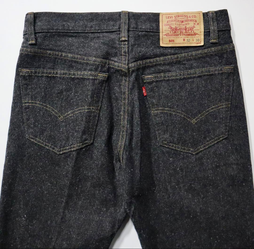 N*o様 Levi’s 501-0658 先染めブラック USA製 W32 L3