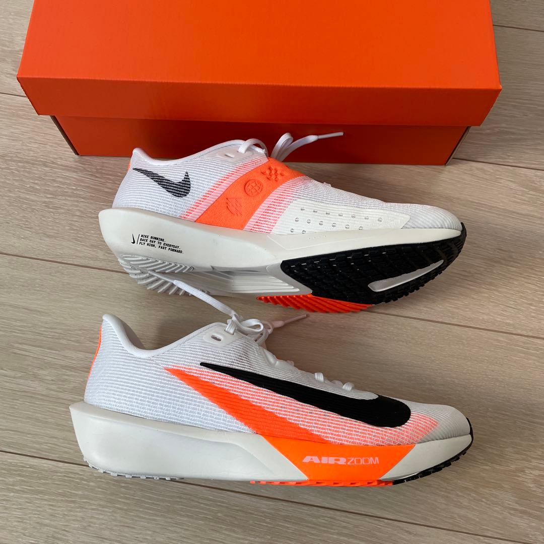Nike Air Zoom ライバルフライ4 ホワイト/オレンジ 25.5cm