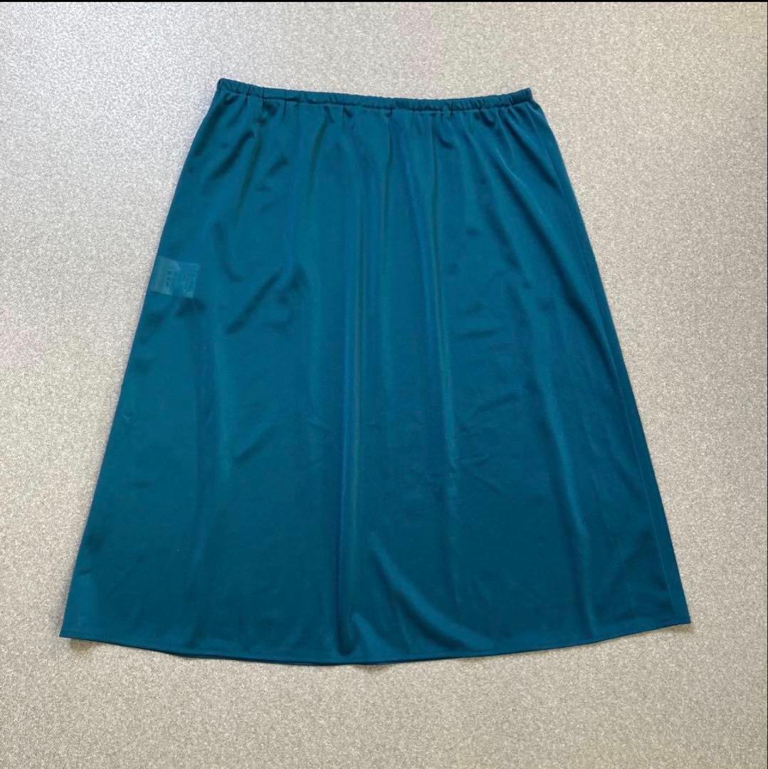 【美品✨近年モデル 】アナイ ウールジョーゼットVネック ワンピース Aライン