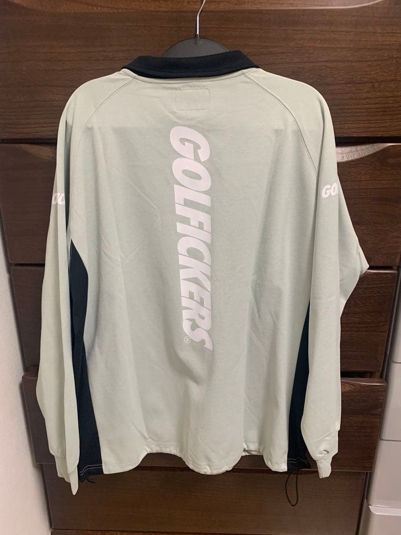 新品 golfickers ゴルフィッカーズ ロングスリーブジップシャツ XL