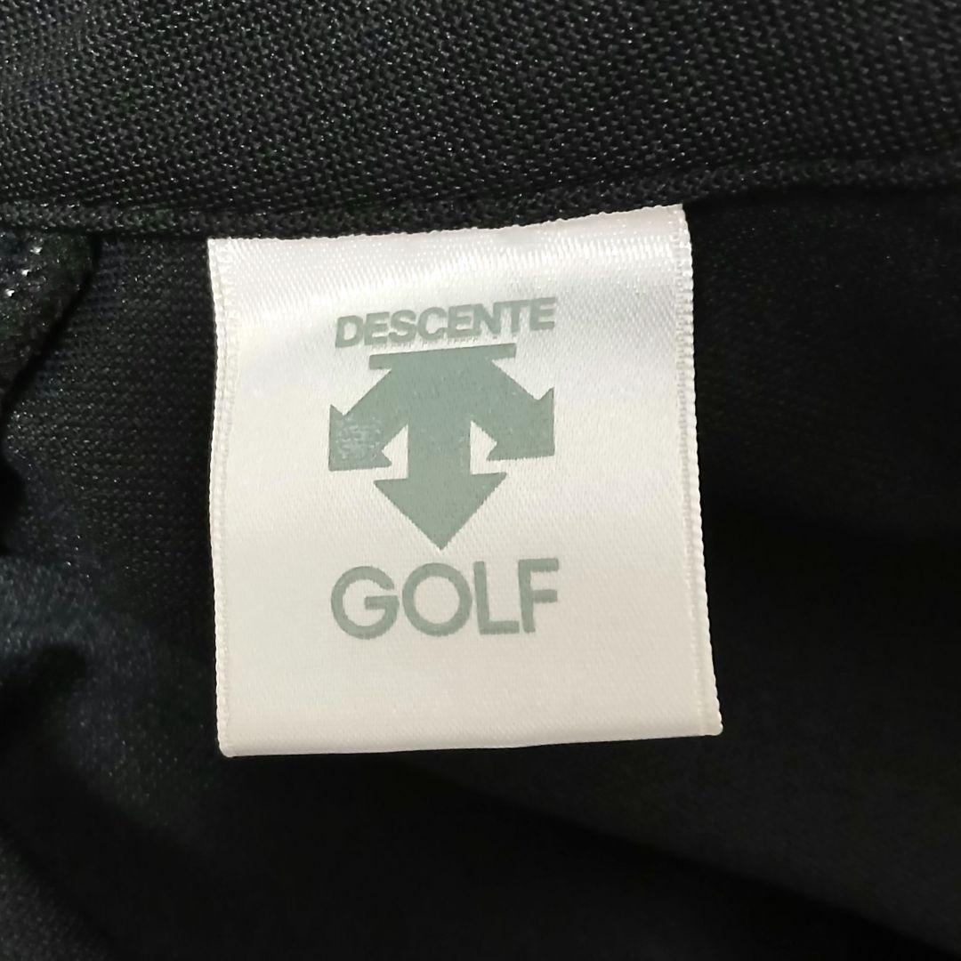 デサントゴルフ　レディース　ワンピース　半袖　ブラック　S　DESCENTE
