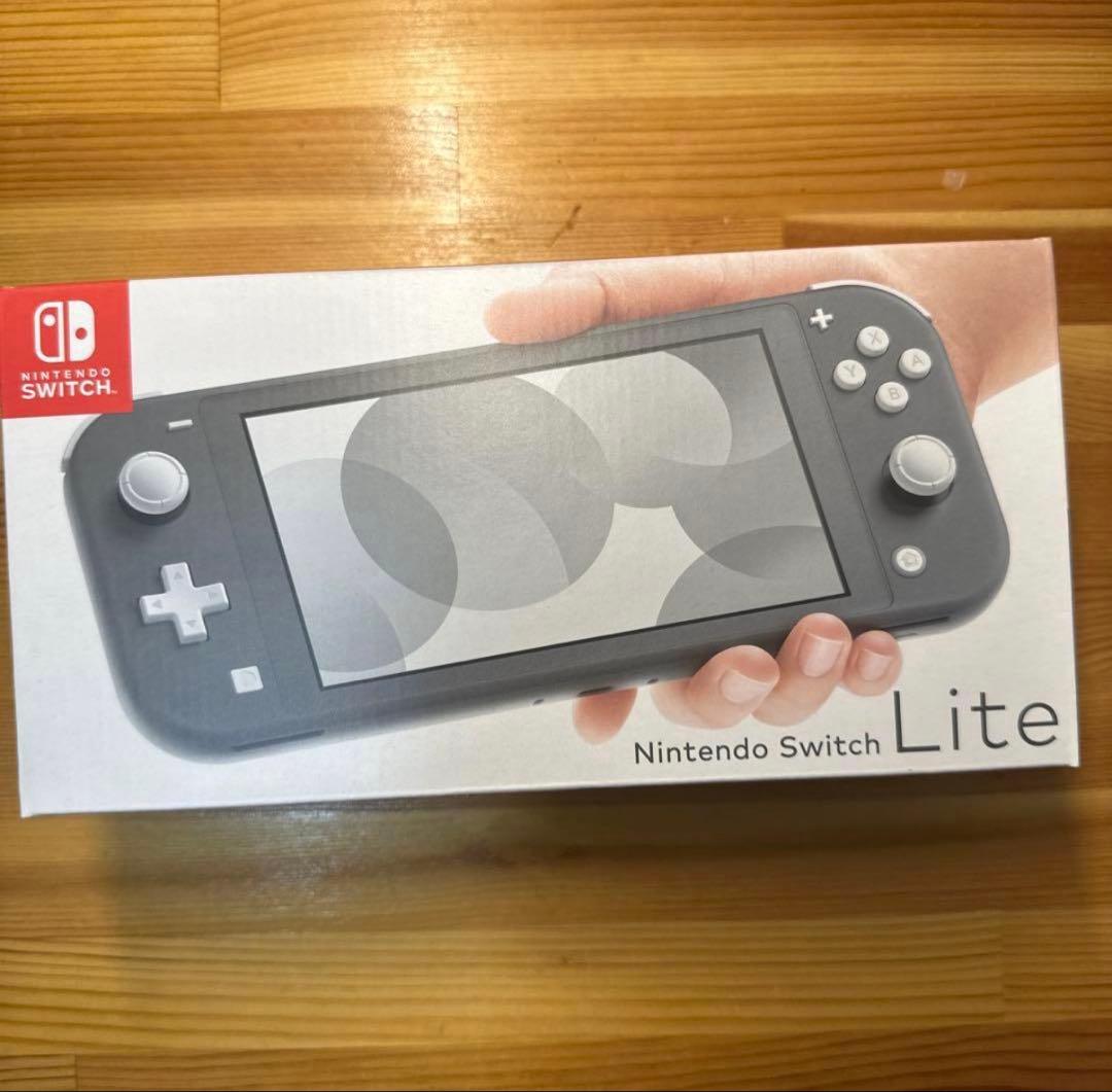 【新品未使用品】Nintendo Switch Lite 本体(グレー）
