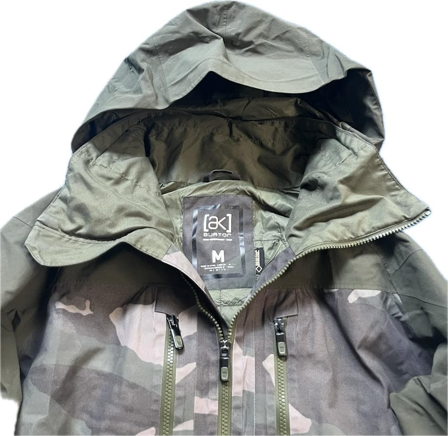 【AK】Burton M 2L SWASH JK　M スノボウェア　カモ 迷彩
