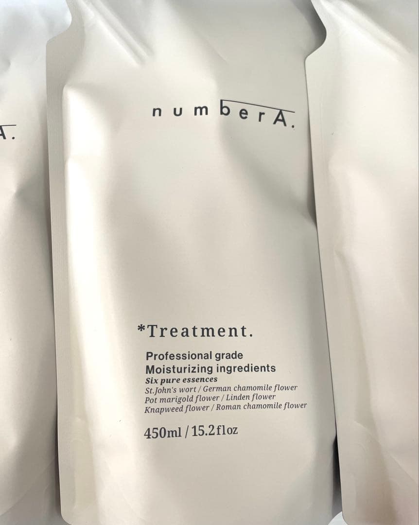 number A シャンプー ＆ トリートメント セット 450ml 各３個×２