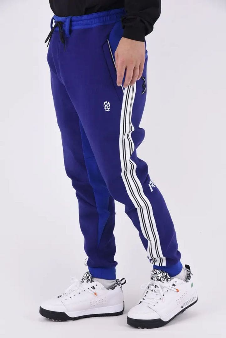 新品 ラッセルノ ゴルフ RSG ロゴ ジャージ ロングパンツ ネイビー XL