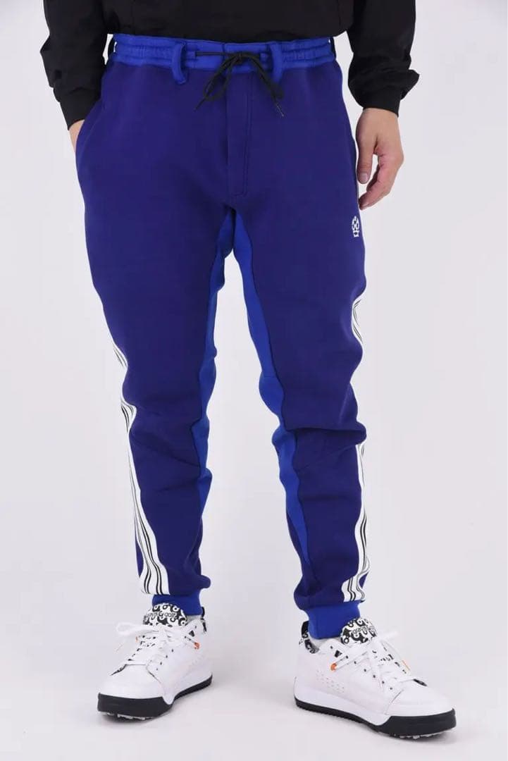 新品 ラッセルノ ゴルフ RSG ロゴ ジャージ ロングパンツ ネイビー XL