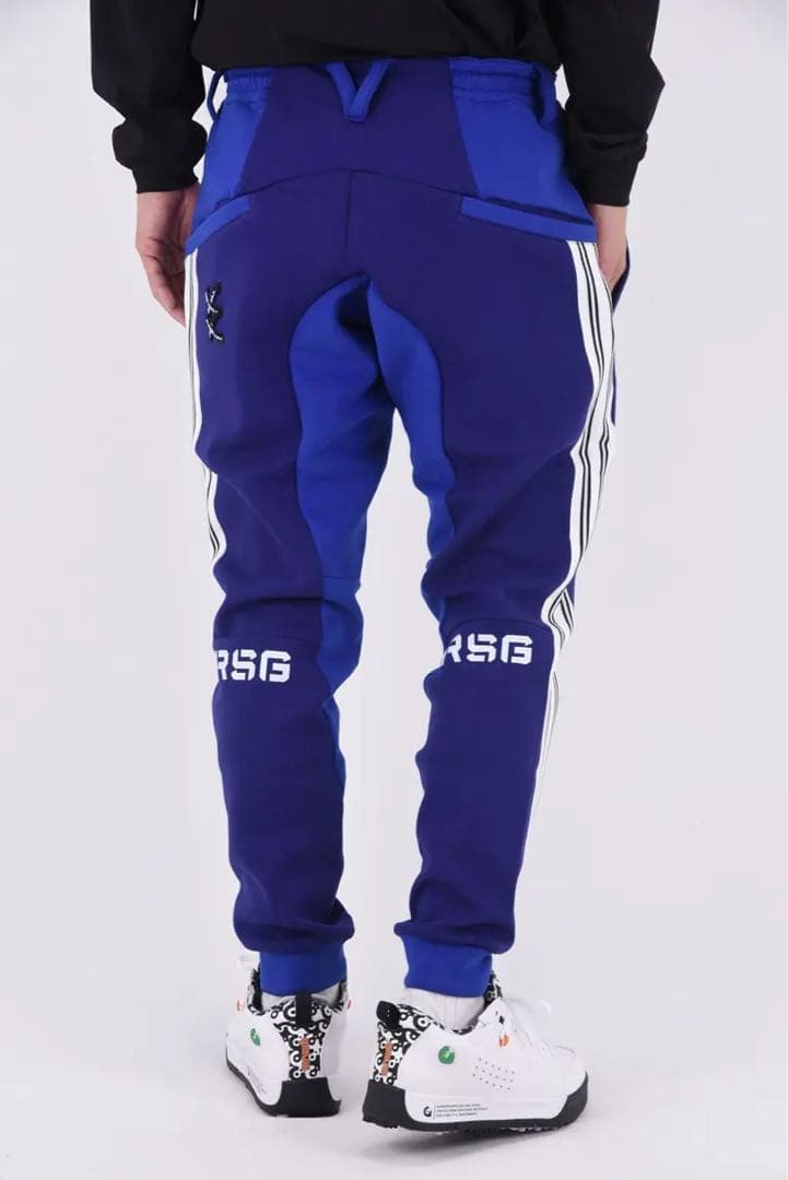 新品 ラッセルノ ゴルフ RSG ロゴ ジャージ ロングパンツ ネイビー XL