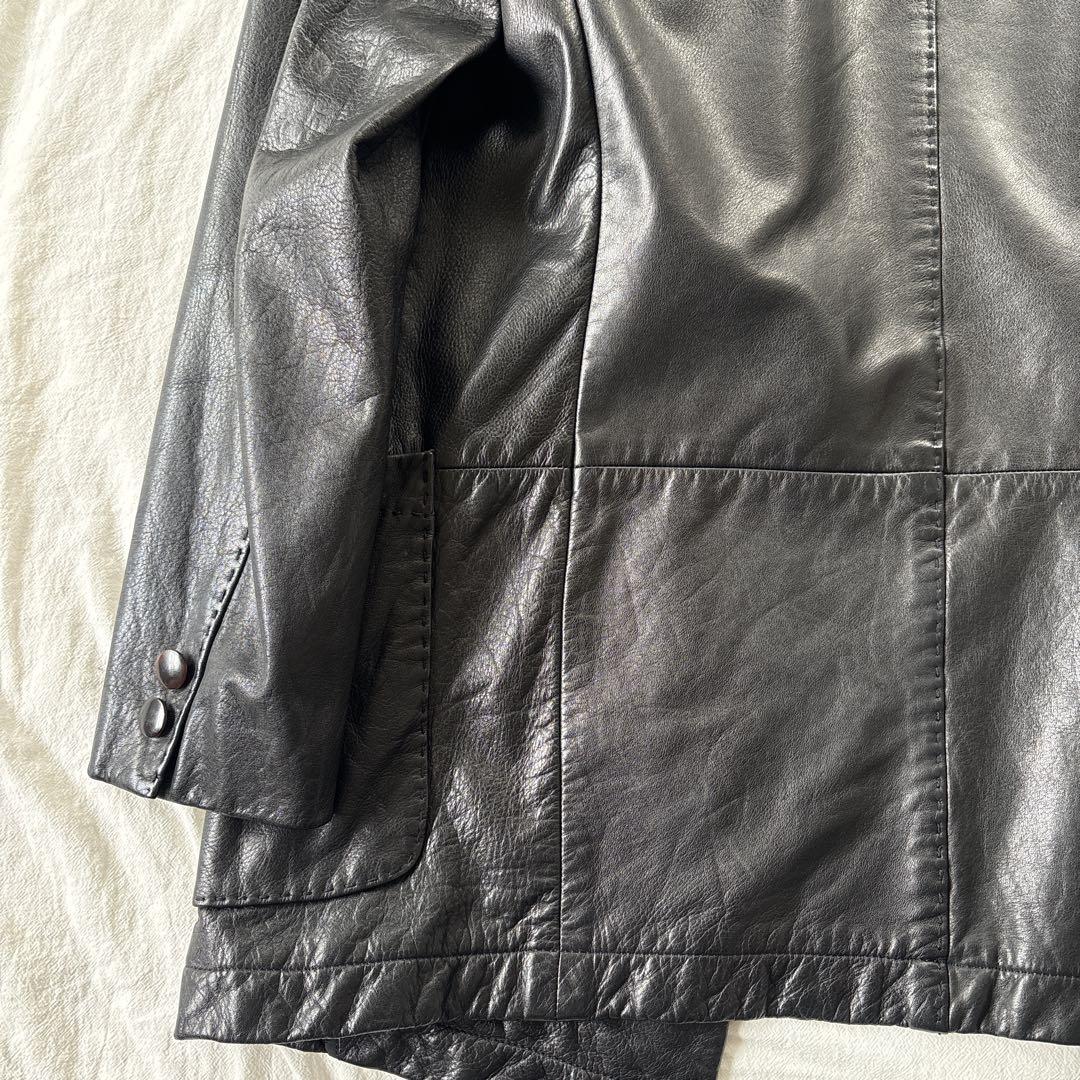 YOHJI YAMAMOTO HOMME レザージャケット ヨウジヤマモト オム