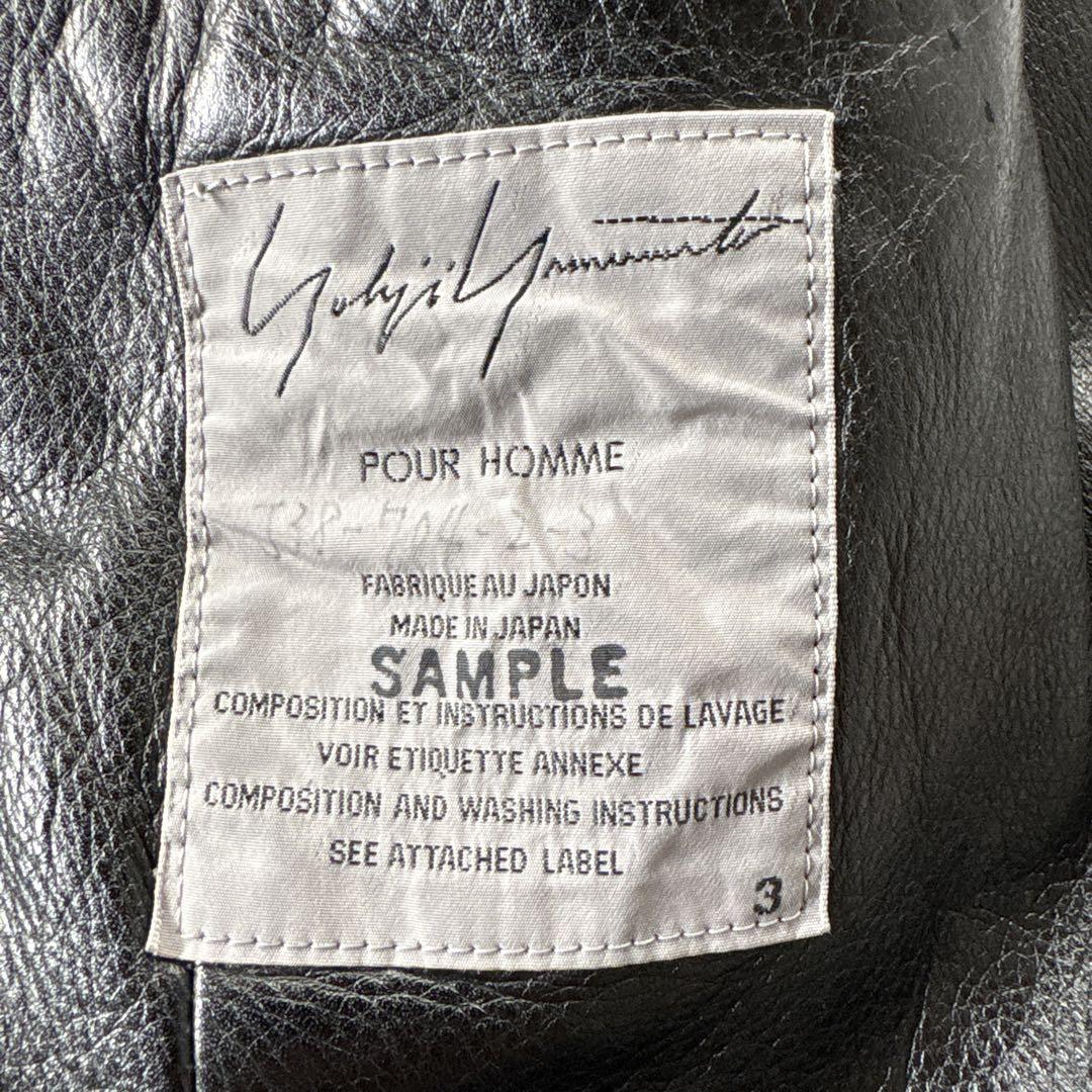 YOHJI YAMAMOTO HOMME レザージャケット ヨウジヤマモト オム