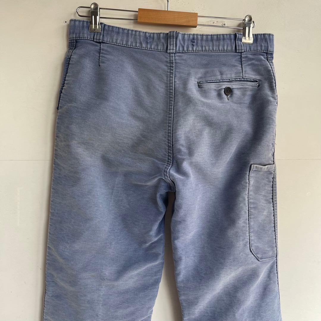 70s 80s フレンチ モールスキンパンツ ヴィンテージ 古着 ヨーロッパ