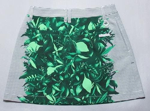 新品 パーリーゲイツ ゴルフ　ボタニカル柄 ストレッチスカート/1(M)