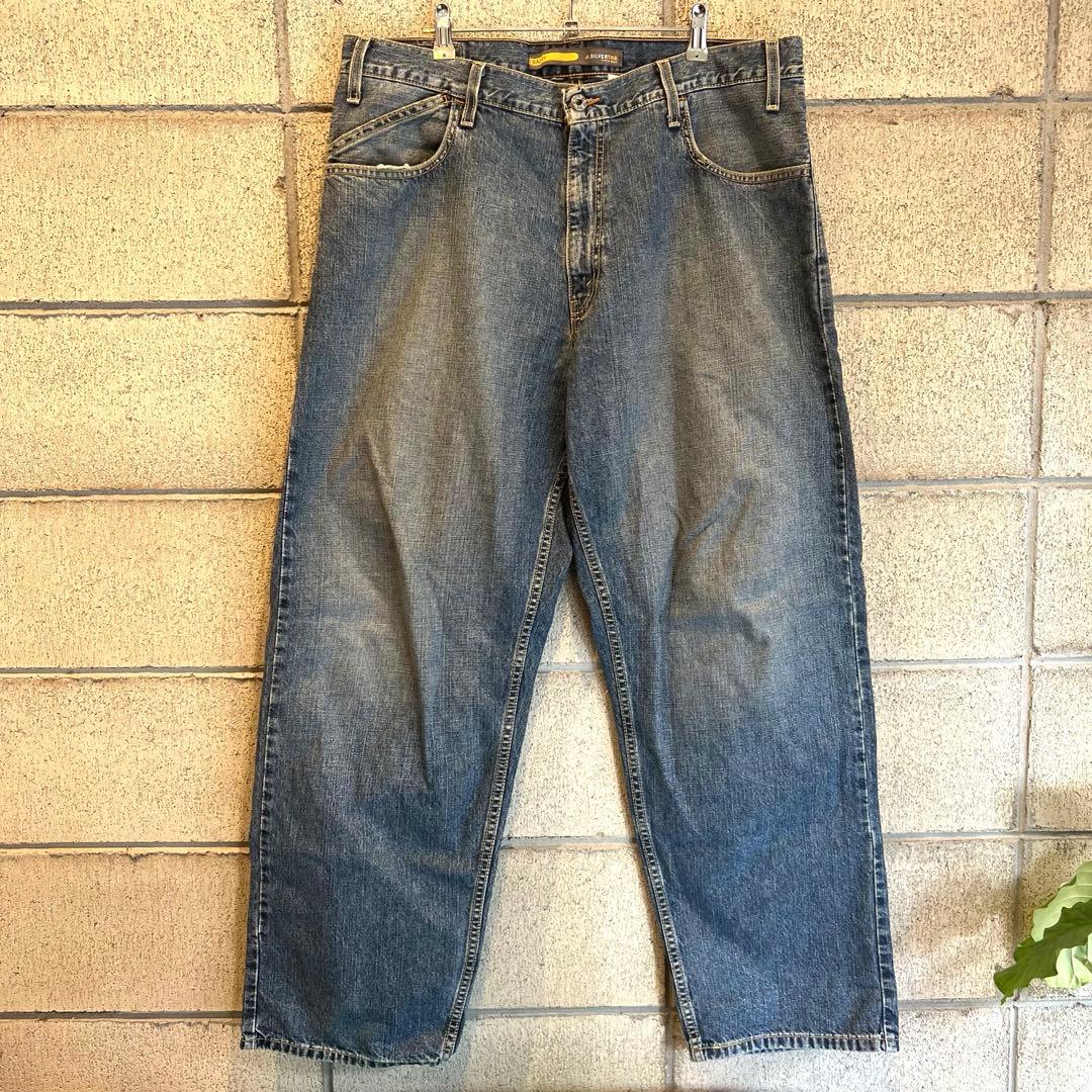 MoYA‼️Levi'sリーバイス Y2Kシルバータブ 03年製バギーパンツ