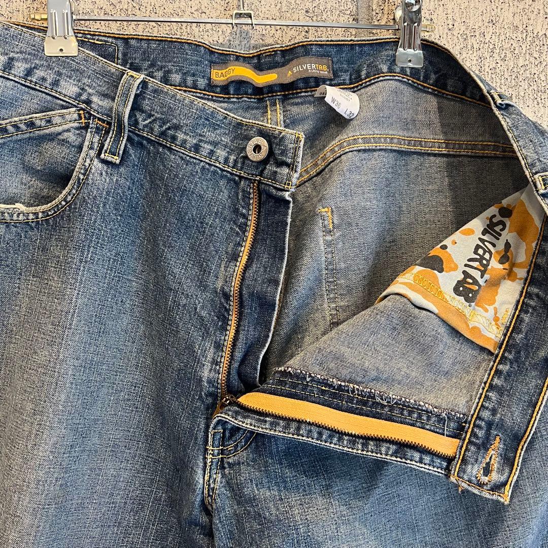 MoYA‼️Levi'sリーバイス Y2Kシルバータブ 03年製バギーパンツ