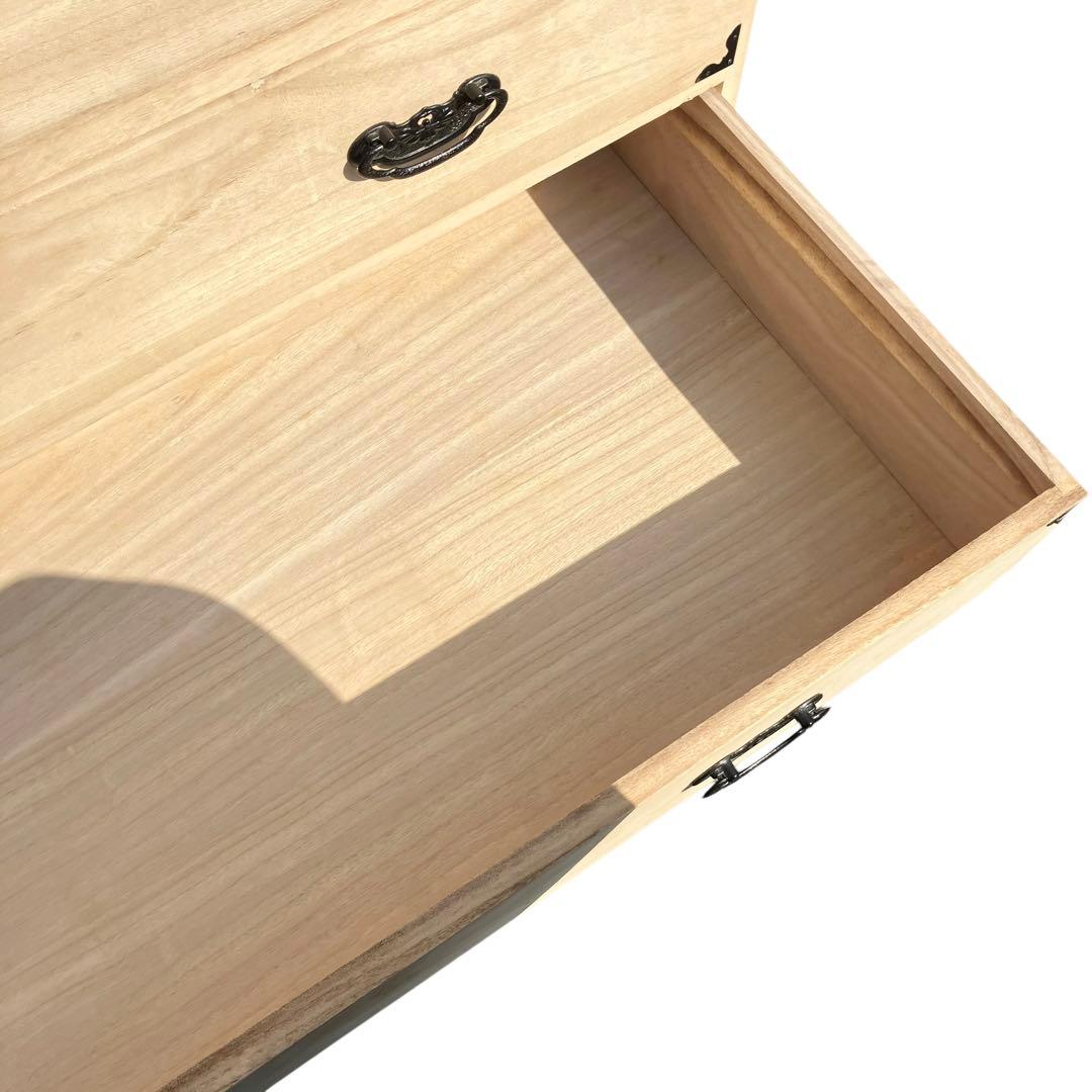 桐箪笥 和箪笥 桐タンス 3段 着物収納 和家具 ローチェスト