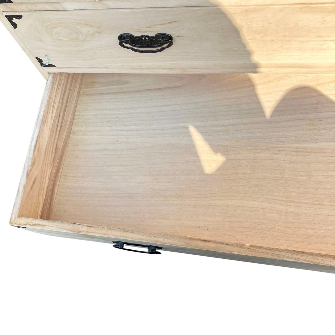 桐箪笥 和箪笥 桐タンス 3段 着物収納 和家具 ローチェスト