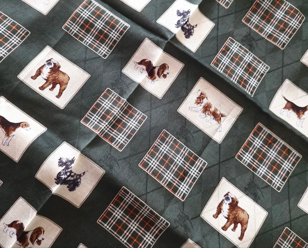 新品未使用 BURBERRY 犬 ハンカチーフ セット バラ売りX