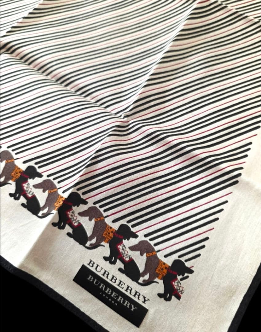 新品未使用 BURBERRY 犬 ハンカチーフ セット バラ売りX