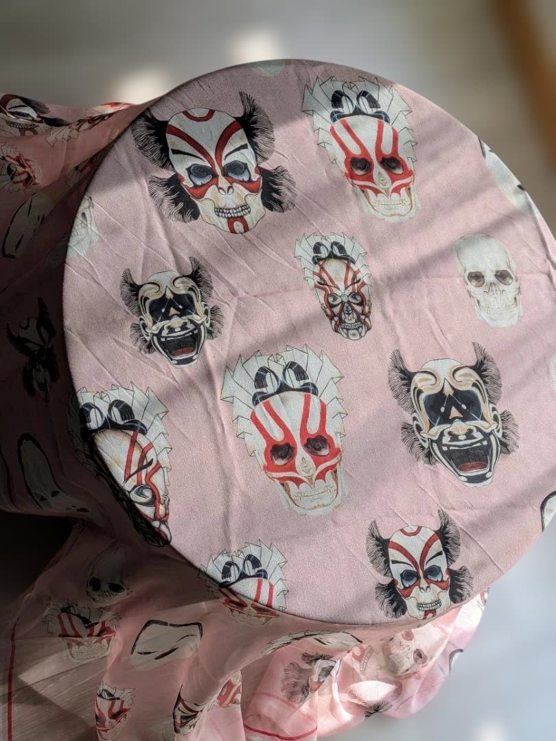 Alexander McQueen 大判シルクスカーフ スカルプリント ストール