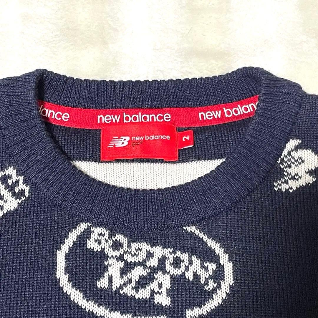 【ほぼ未使用】New Balance golf ニット セーター ゴルフウェア