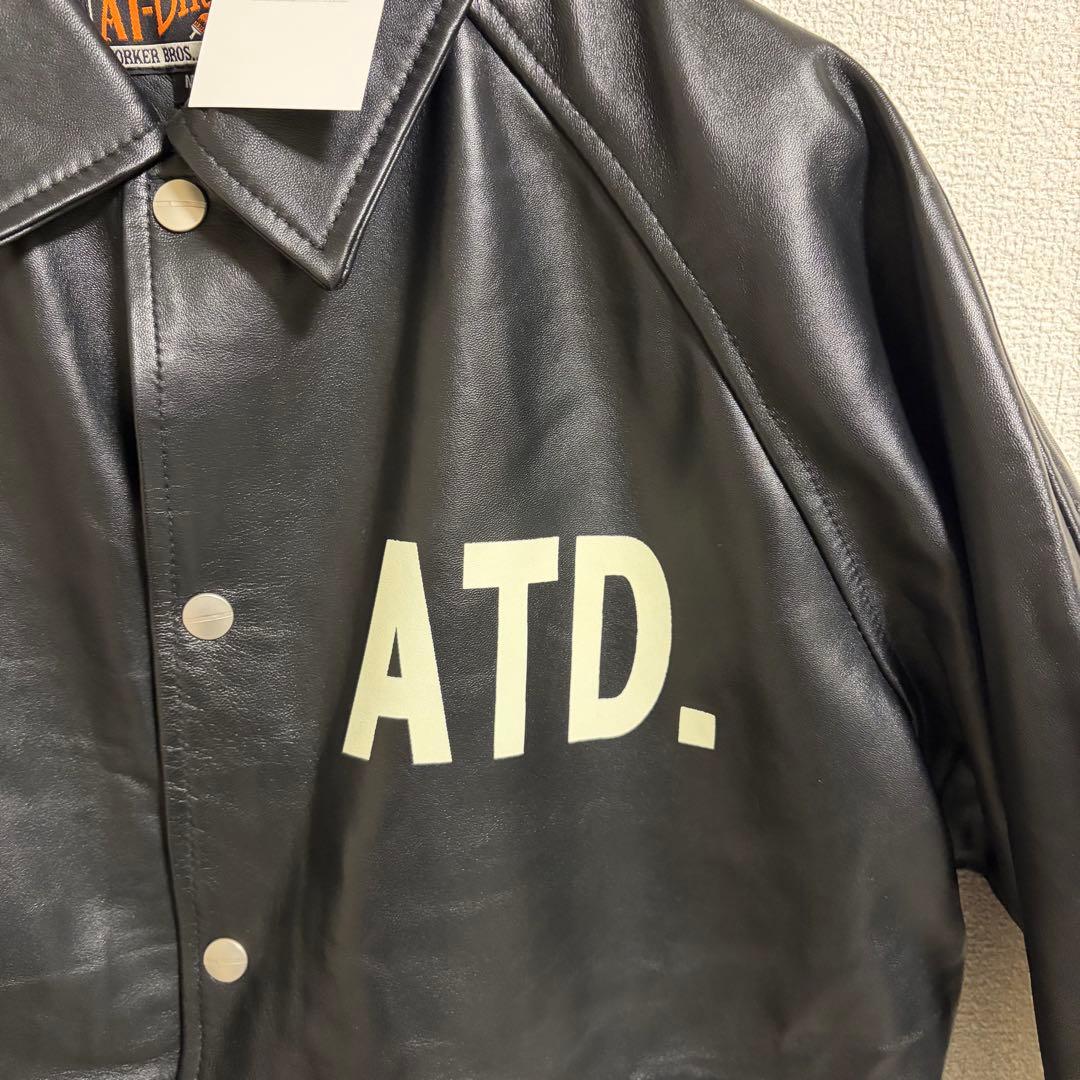 AT-DIRTY アットダーティー Leather Coach Jacket