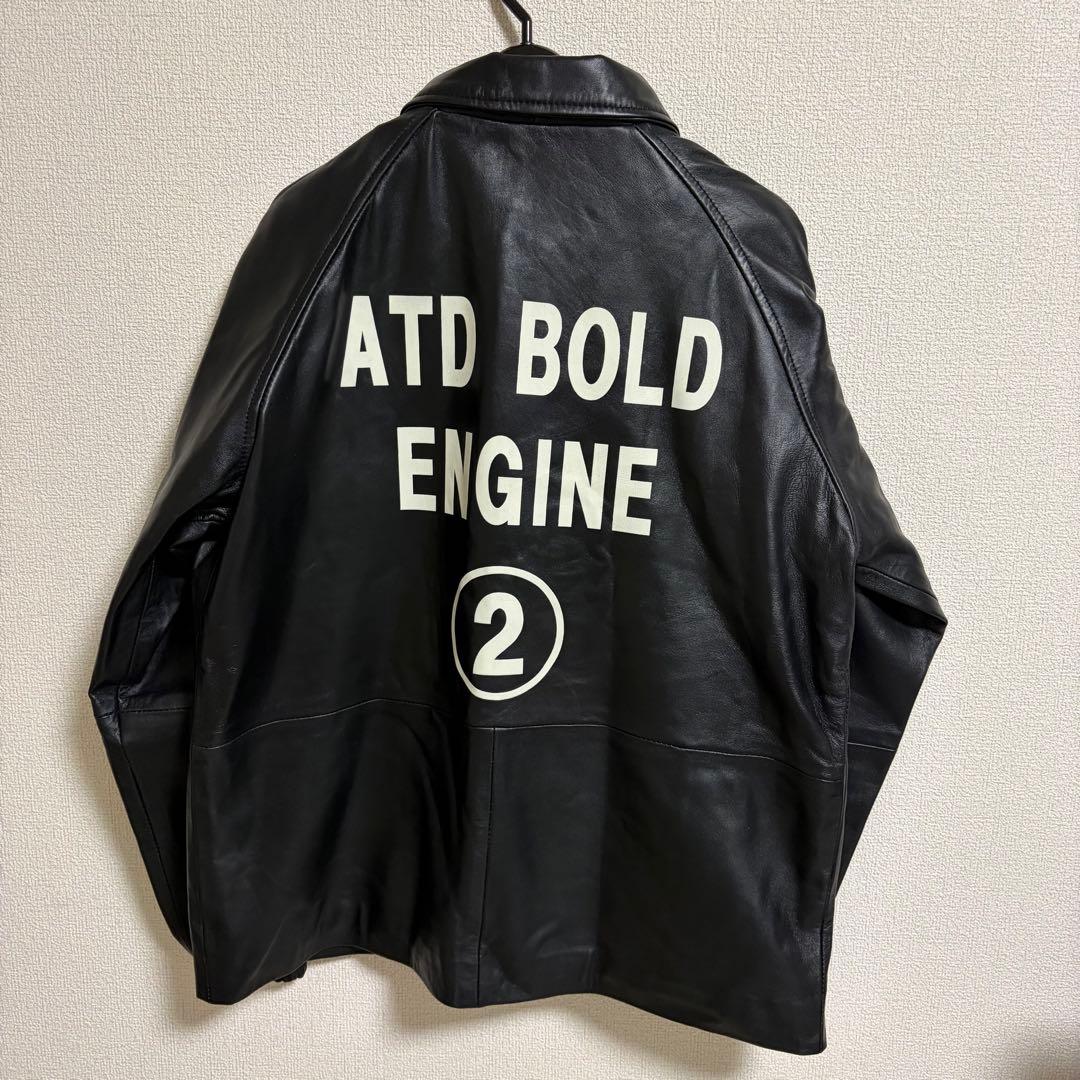 AT-DIRTY アットダーティー Leather Coach Jacket