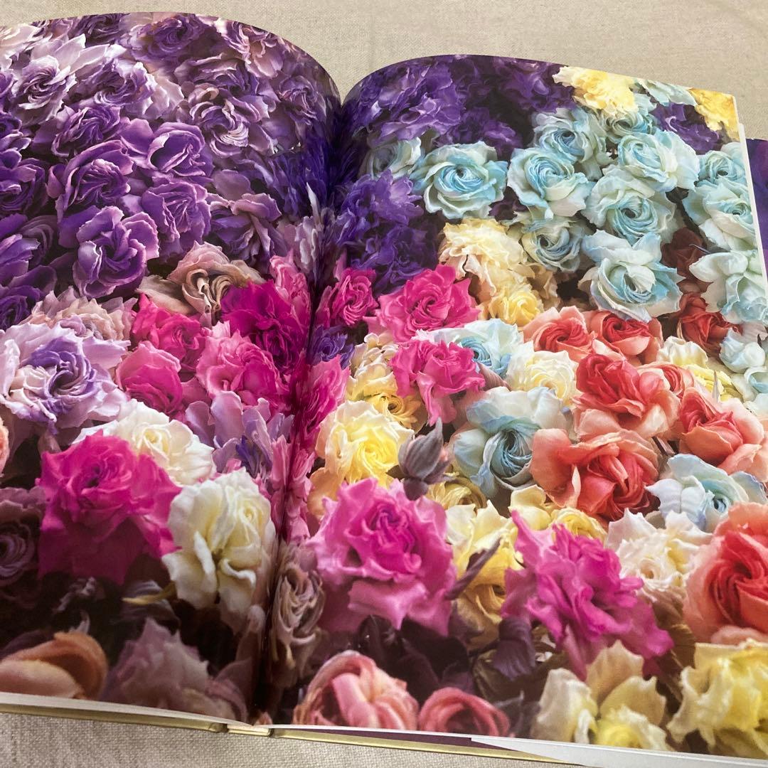 そめ花　萬咲き誇る爛漫の薔薇　安田早葉子　布花