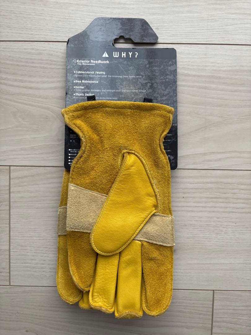 新品未使用 Grip Swany キャンプグローブ イエロー