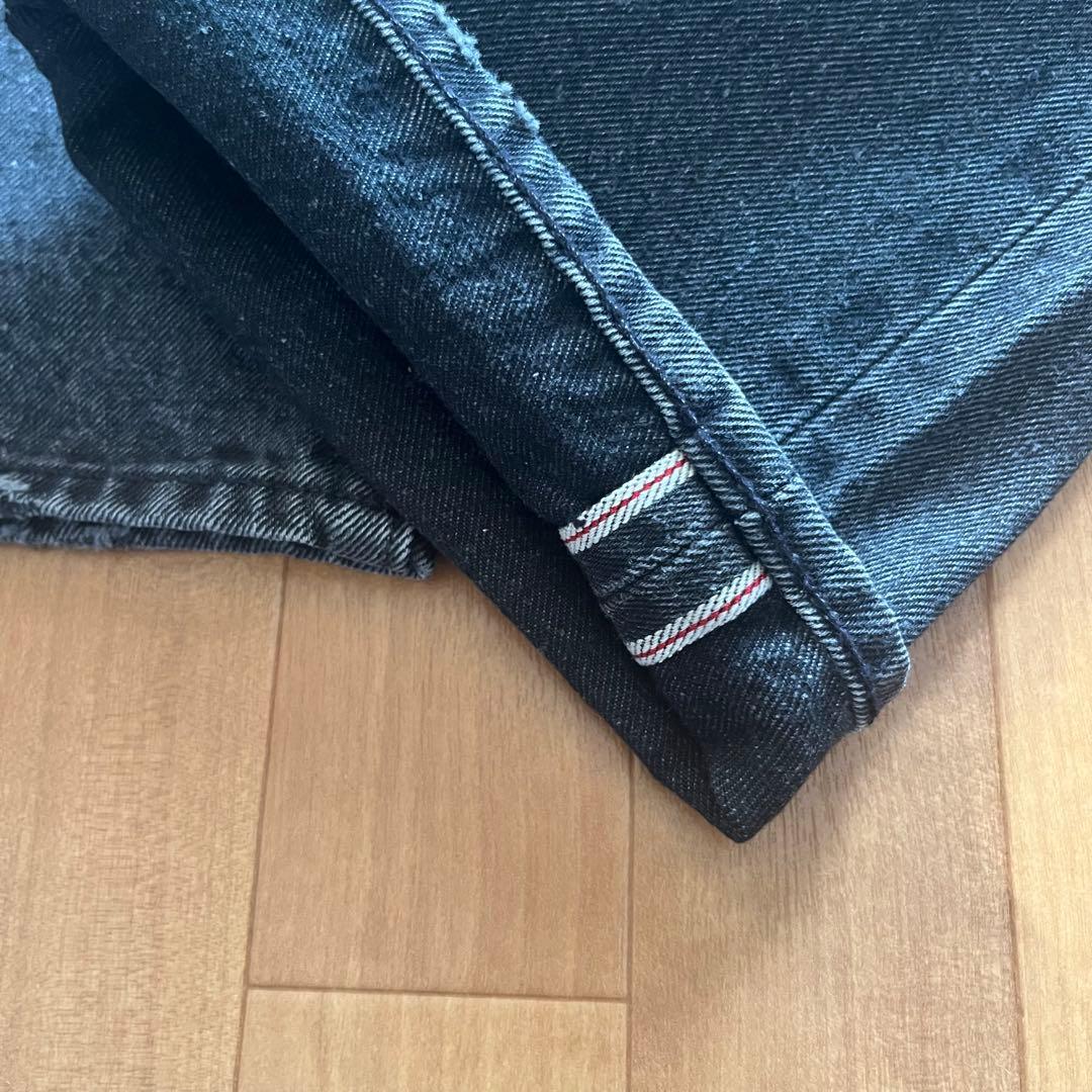 Levi's premium 501BIG E 赤耳 ブラック W32 L32