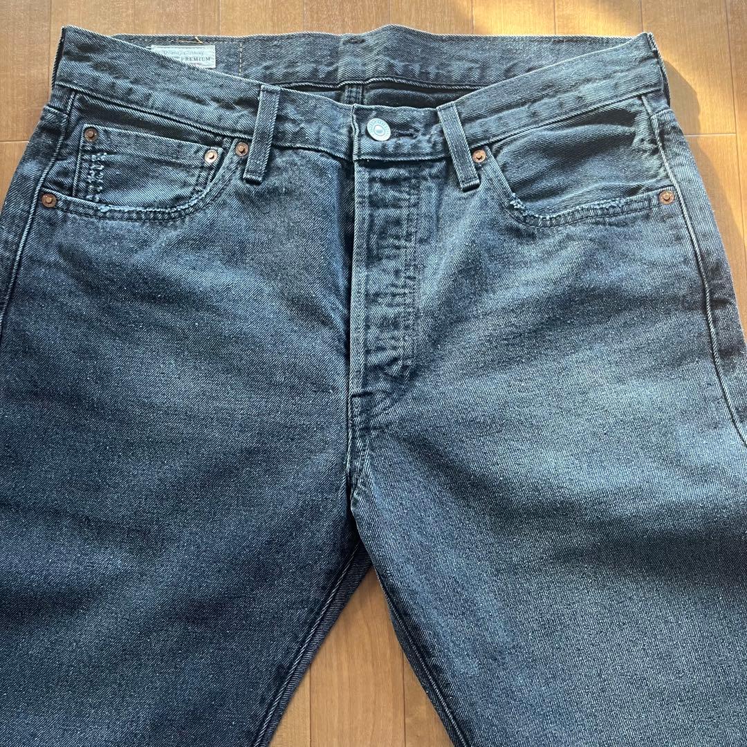 Levi's premium 501BIG E 赤耳 ブラック W32 L32