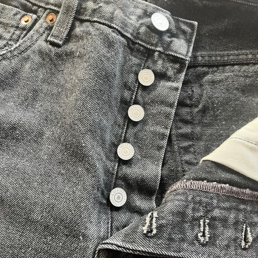 Levi's premium 501BIG E 赤耳 ブラック W32 L32