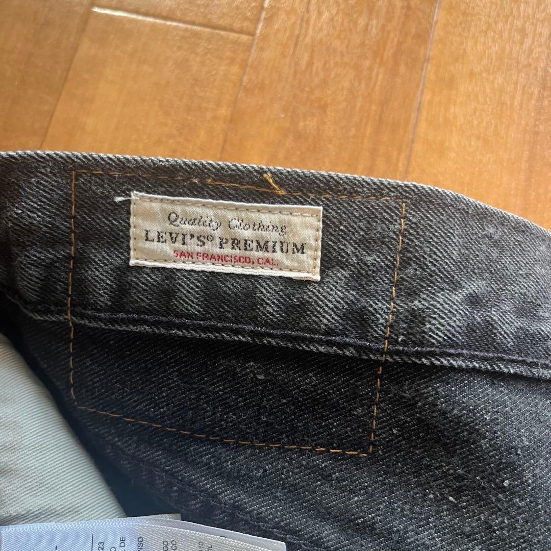 Levi's premium 501BIG E 赤耳 ブラック W32 L32