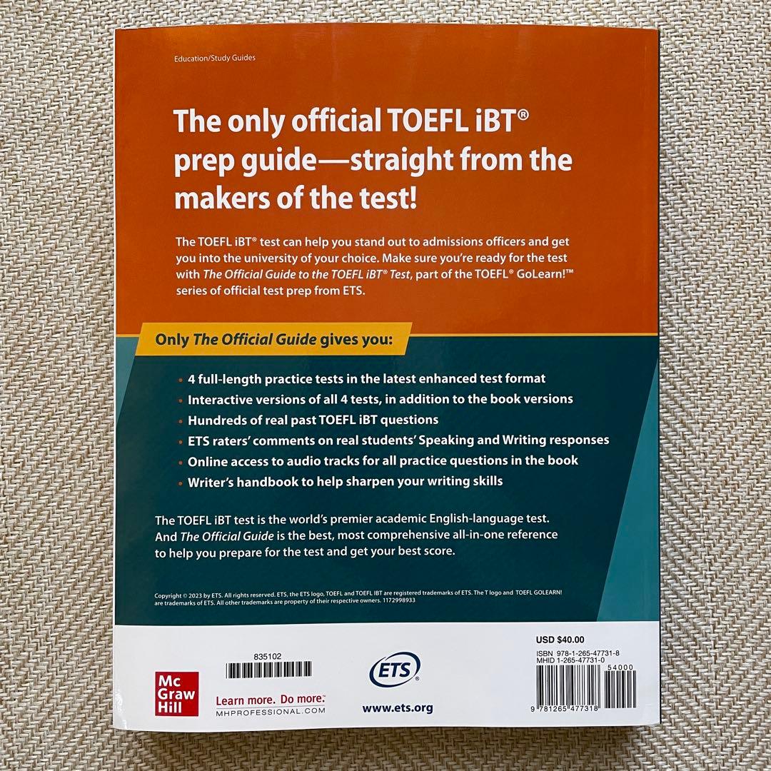 語学・辞書・学習参考書 The Official Guide to the TOEFL iBT 7th