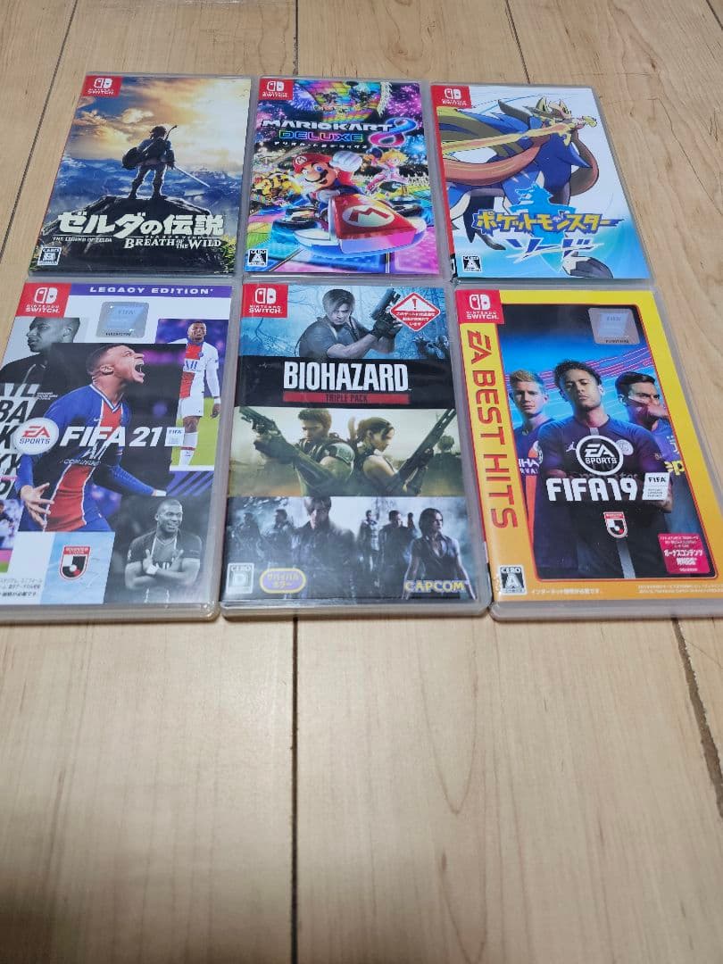​【豪華ソフト7本セット】Nintendo Switch 本体（液晶美品・箱なし